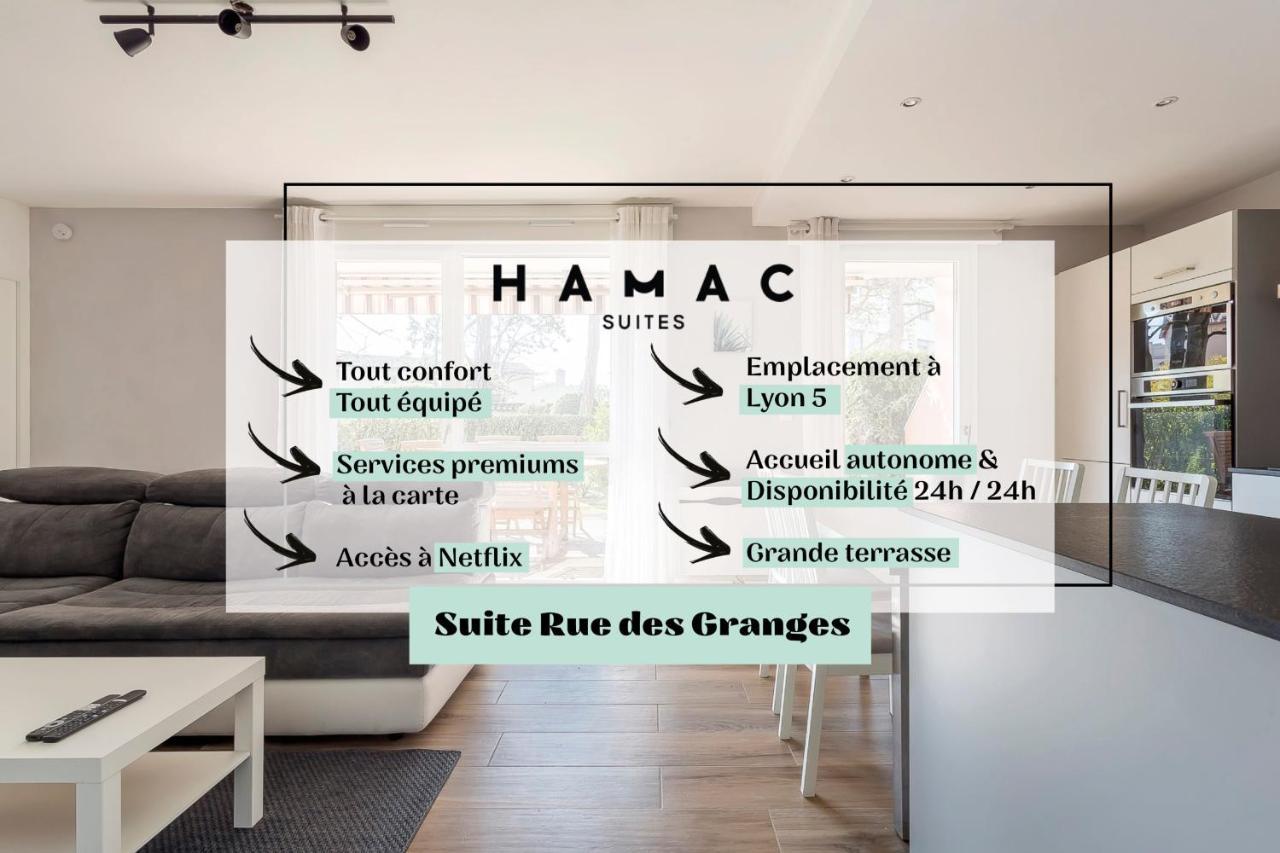 Suite Granges En Rez-De-Jardin Pour 4 Voyageurs Lyon Exterior foto